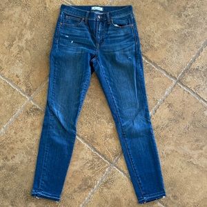Madewell high rise skinny jeans